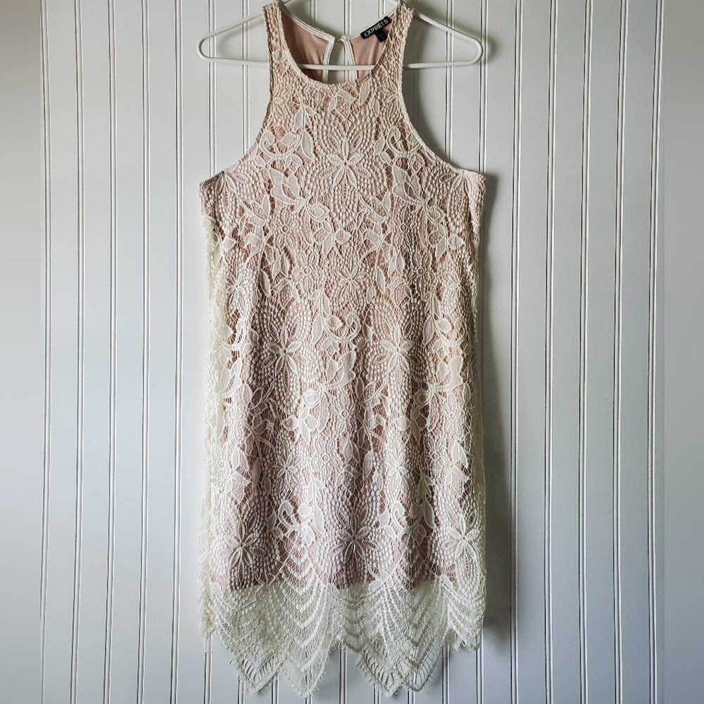 Express Lace Dress Women's Sz M